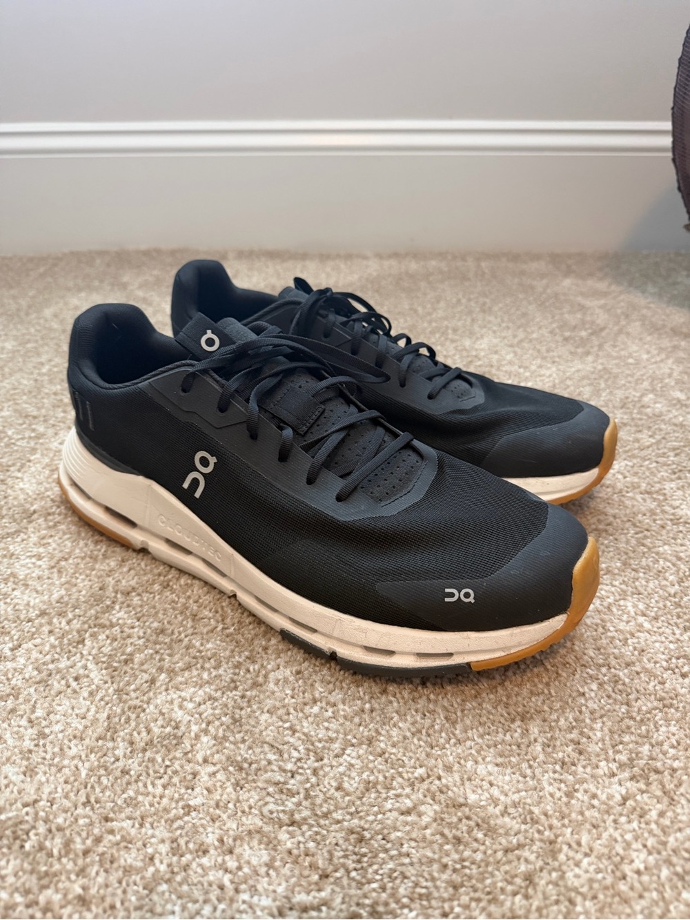 On Running Men's Cloudnova Form 2 Black Running Shoes